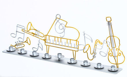 Clef Notes Musical Menorah