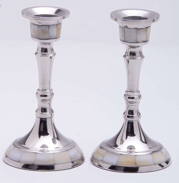 Candlestick   Mother of Pearl-Small