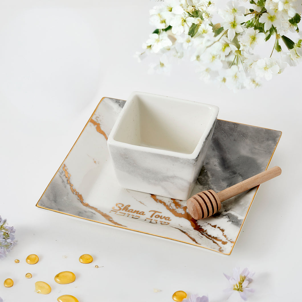 Apple and Honey Dish Set
