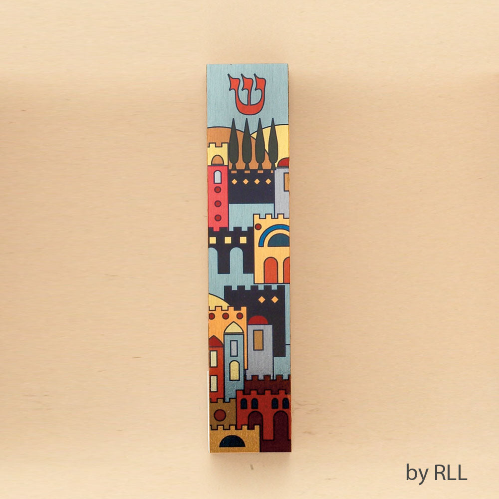 Aluminum and Lucite Mezuzah