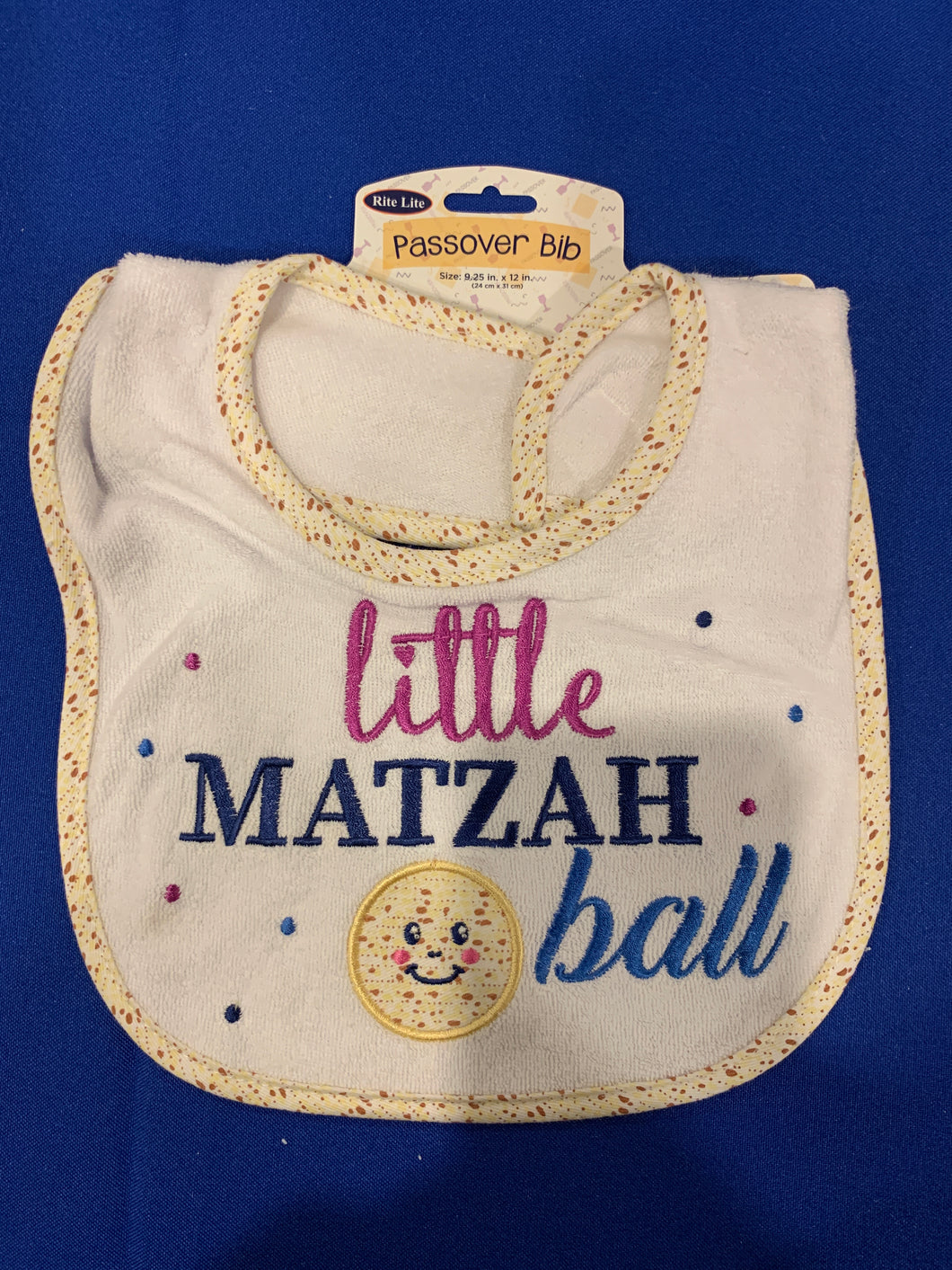 Little Matzah Ball Bib