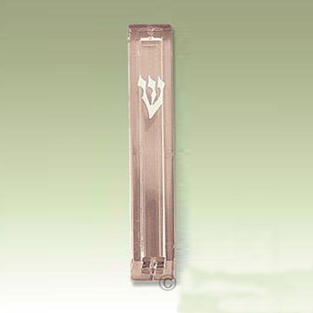 Clear Lucite Mezuzah