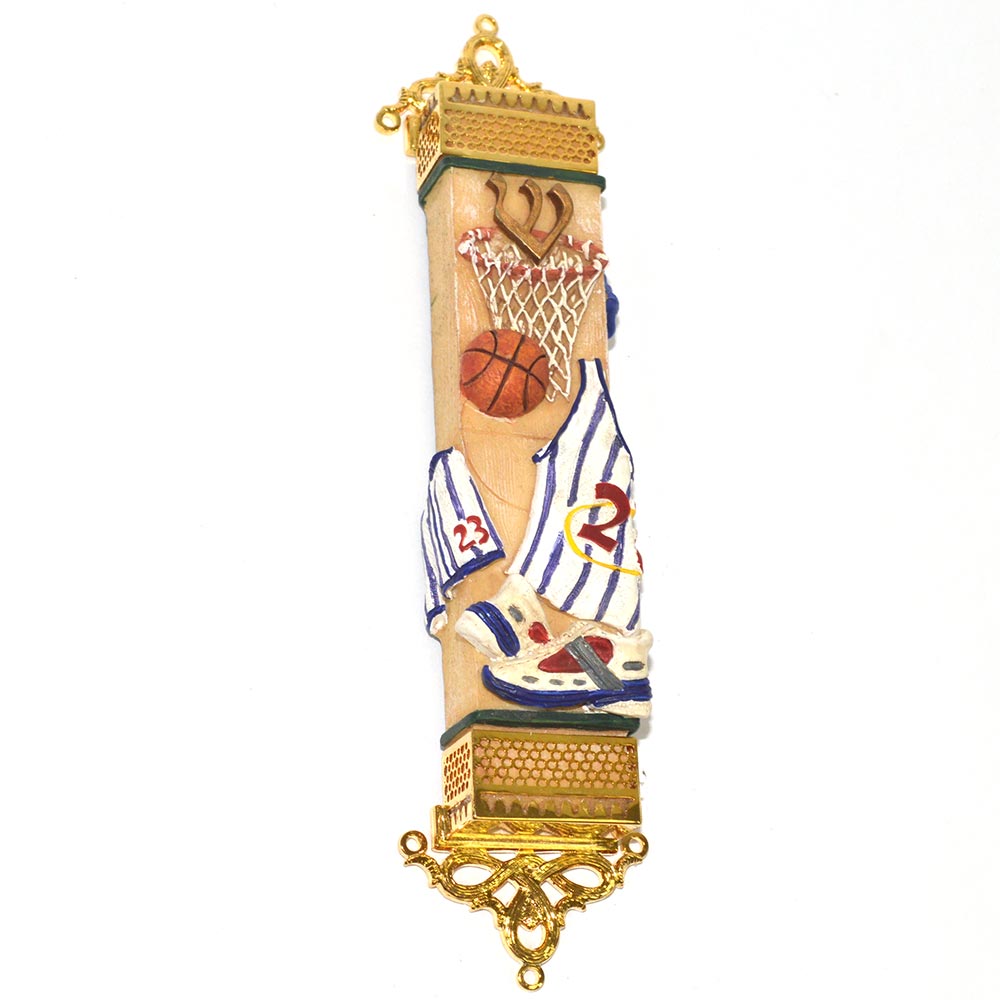 Basketball Mezuzah Case