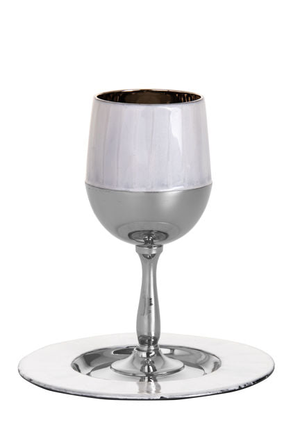 Contemporary  2 Toned Kiddush Cup