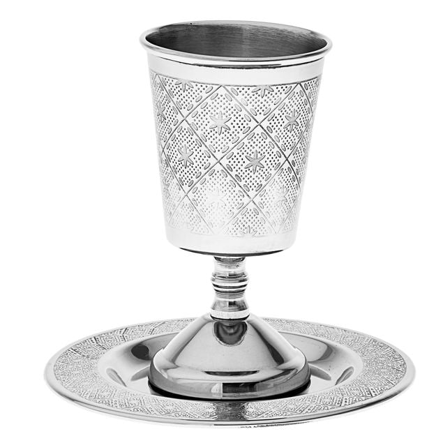 Kiddush Cup w/ Tray