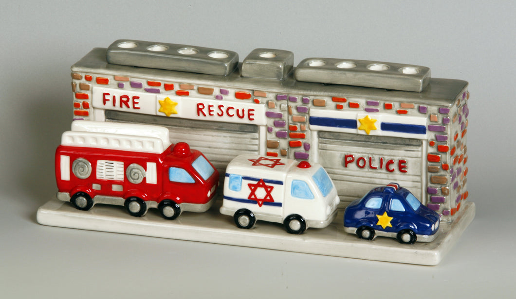 Fire Rescue Menorah