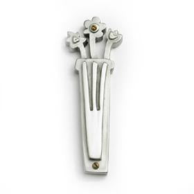 Flower Mezuzah  by Emily Rosenfeld