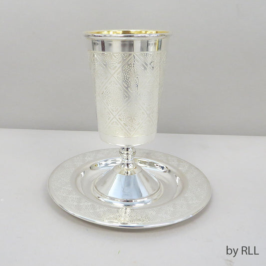 Kiddush Cup with Saucer